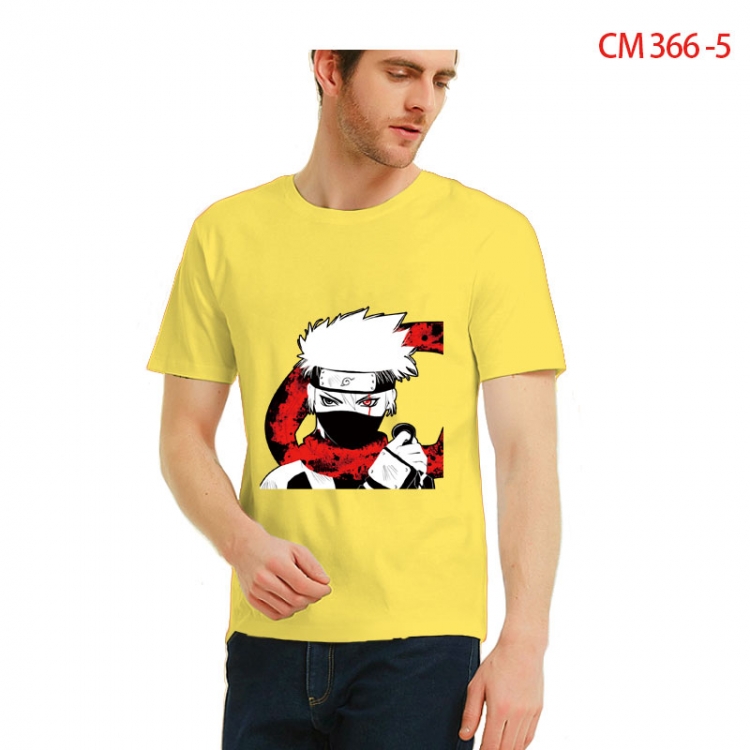 Naruto Printed short-sleeved cotton T-shirt from S to 3XL CM 366 5