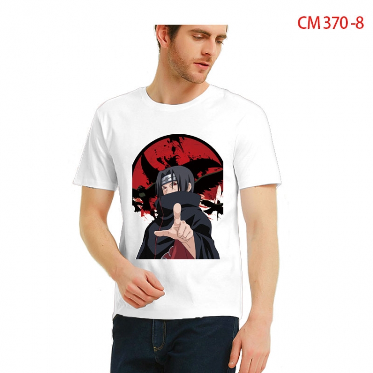 Naruto Printed short-sleeved cotton T-shirt from S to 3XL CM 370 8