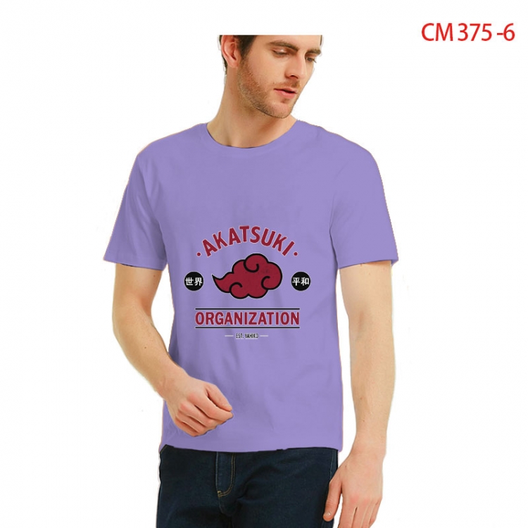 Naruto Printed short-sleeved cotton T-shirt from S to 3XL CM 375 6