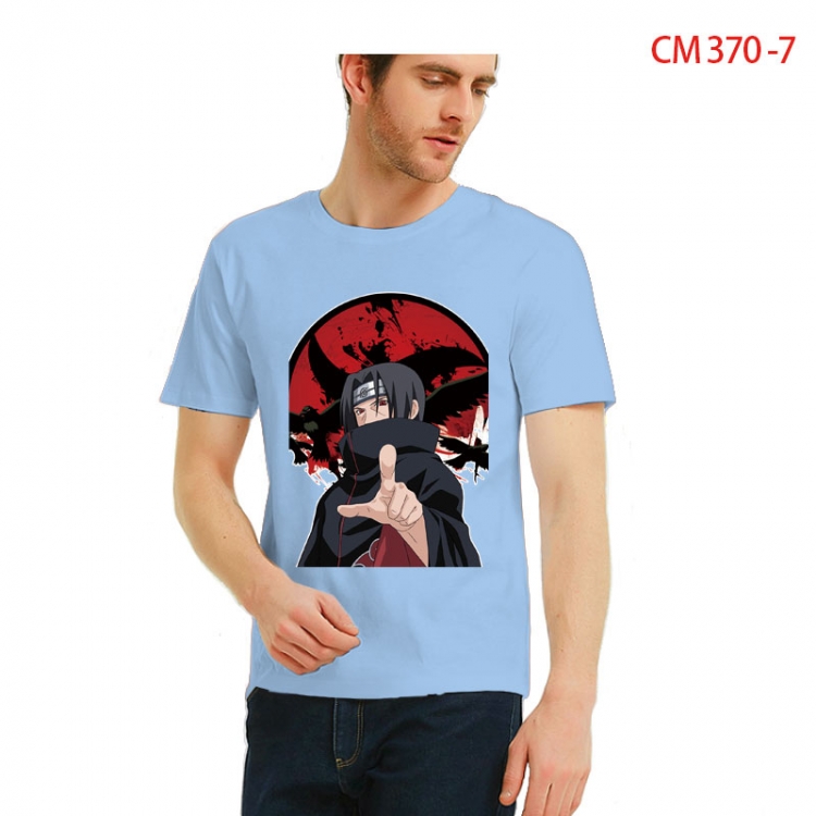 Naruto Printed short-sleeved cotton T-shirt from S to 3XL CM 370 7