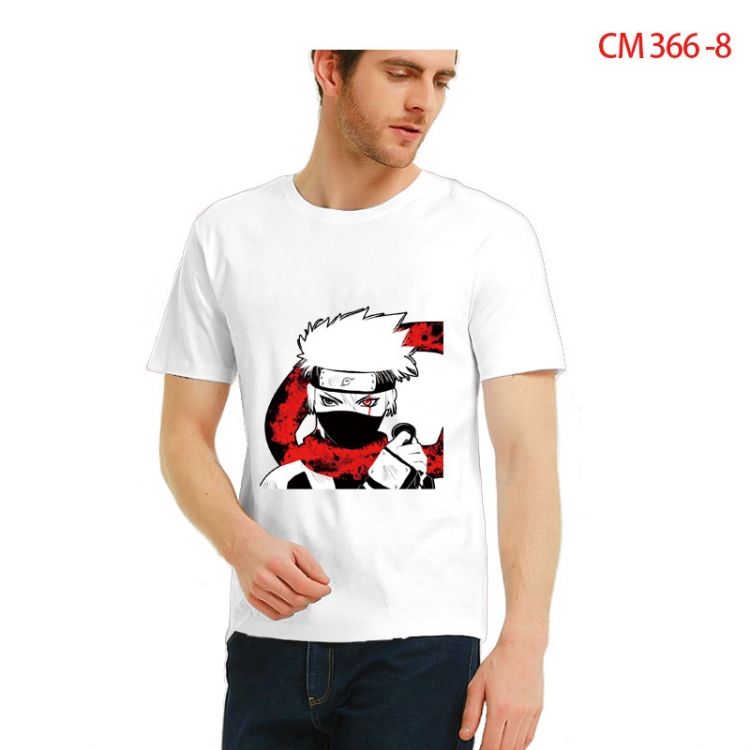 Naruto Printed short-sleeved cotton T-shirt from S to 3XL CM 366 8
