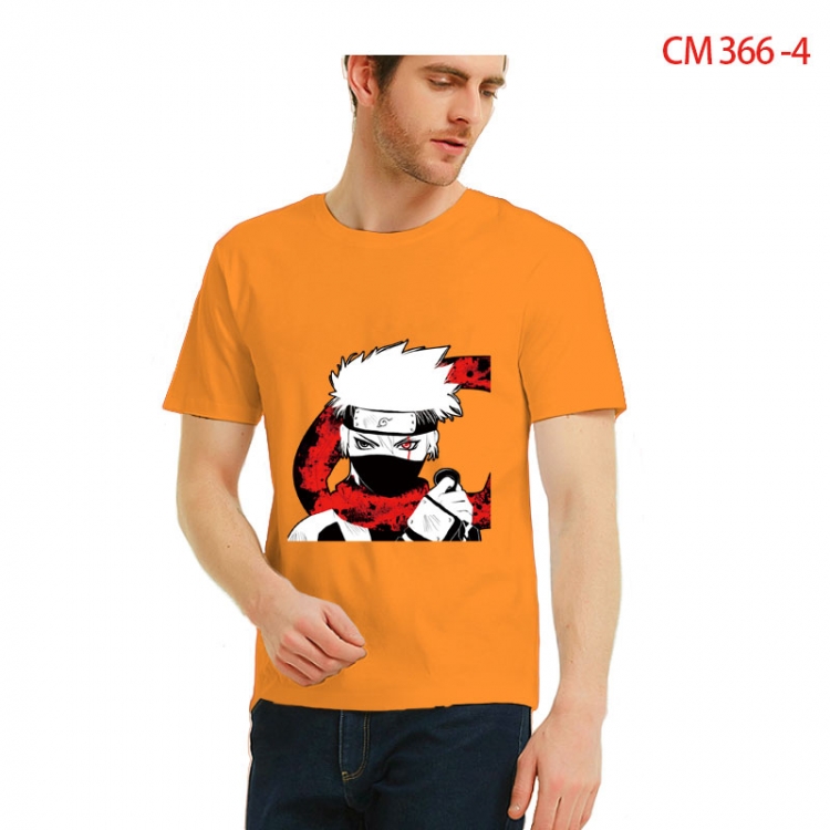 Naruto Printed short-sleeved cotton T-shirt from S to 3XL CM 366 4