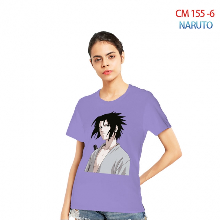 Naruto Women's Printed short-sleeved cotton T-shirt from S to 3XL CM-155-6
