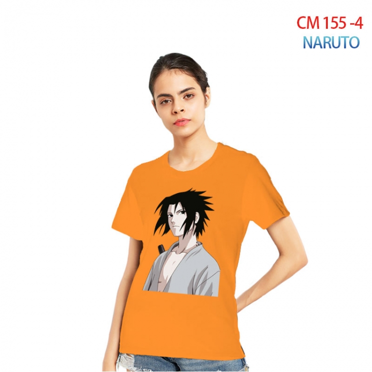 Naruto Women's Printed short-sleeved cotton T-shirt from S to 3XL CM-155-4
