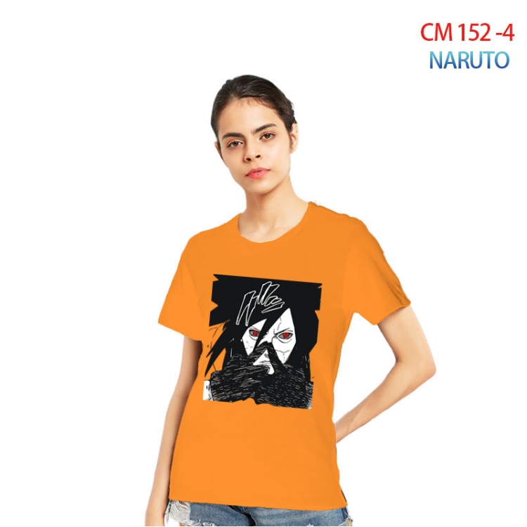 Naruto Women's Printed short-sleeved cotton T-shirt from S to 3XL CM152