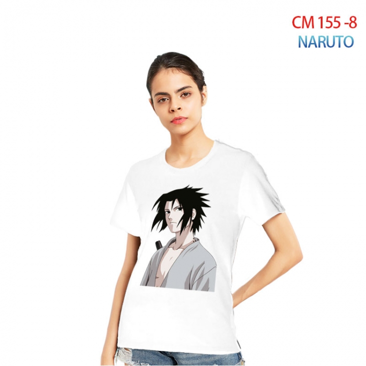 Naruto Women's Printed short-sleeved cotton T-shirt from S to 3XL CM-155-8