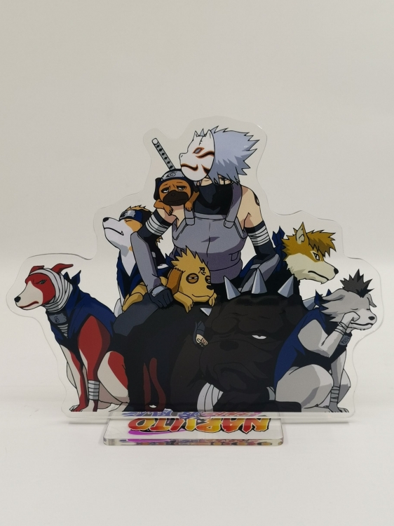 Naruto Anime Acrylic Laser licensing ornaments  standing plates   Style A