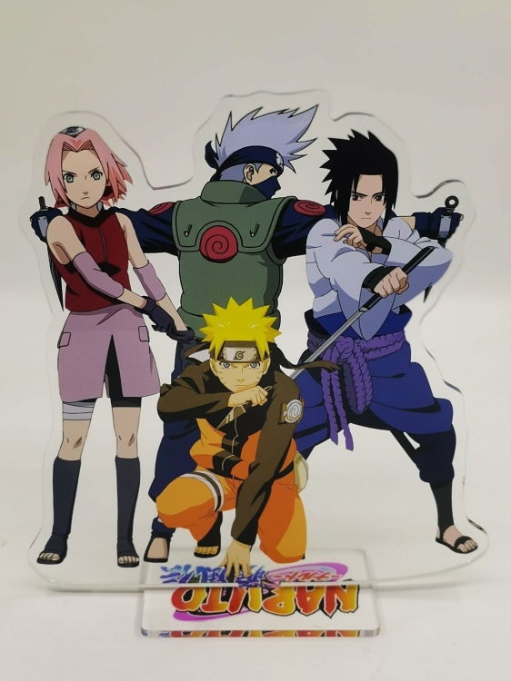 Naruto Anime Acrylic Laser licensing ornaments  standing plates   Style D