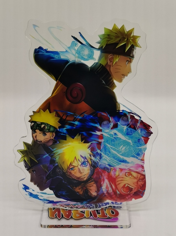 Naruto Anime Acrylic Laser licensing ornaments  standing plates   Style C
