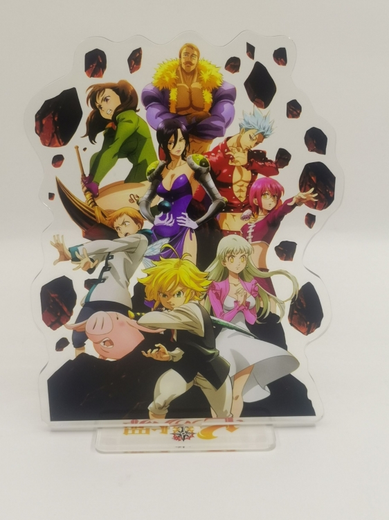 Standing Plates The Seven Deadly Sins