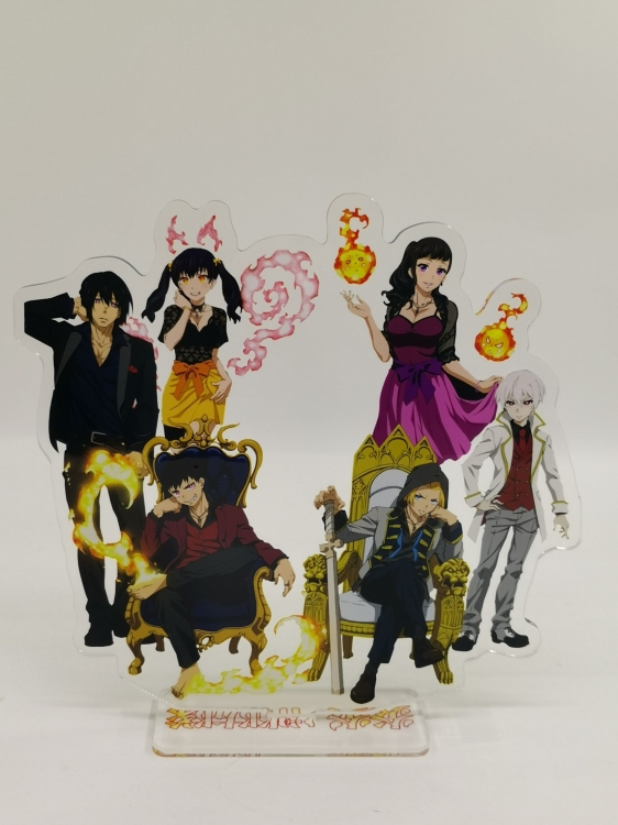 Fire Force Anime ornaments Acrylic Standing Plates