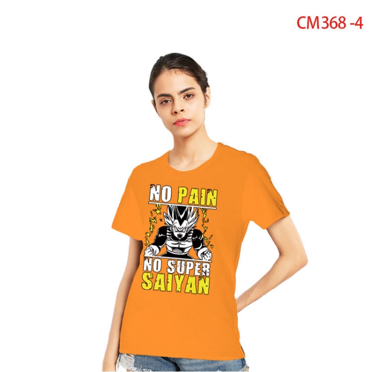 Naruto Women's Printed short-sleeved cotton T-shirt from S to 3XL CM-368-4