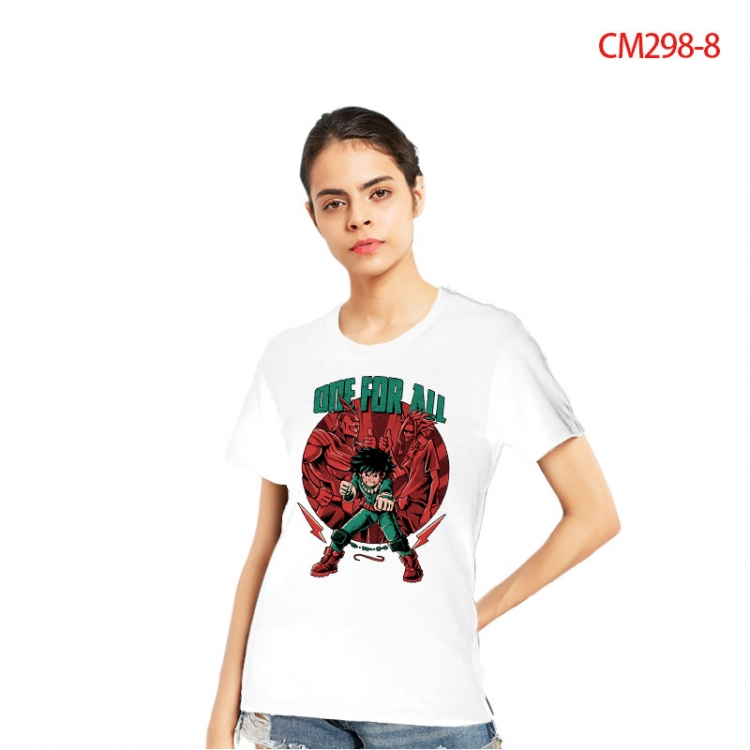 My Hero Academia Women's Printed short-sleeved cotton T-shirt from S to 3XL CM298-8