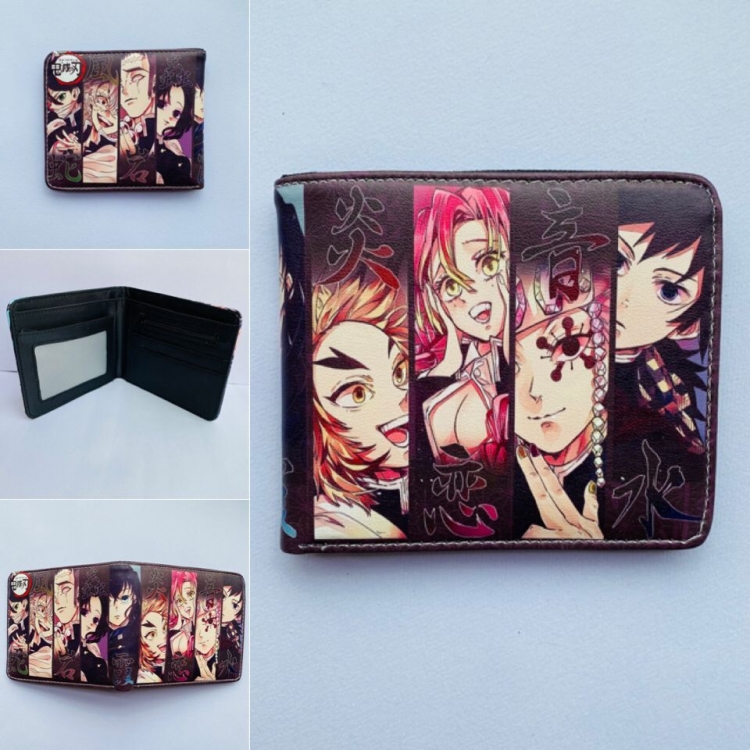 Demon Slayer Kimets two fold  Short wallet 11X9.5CM 60G style M