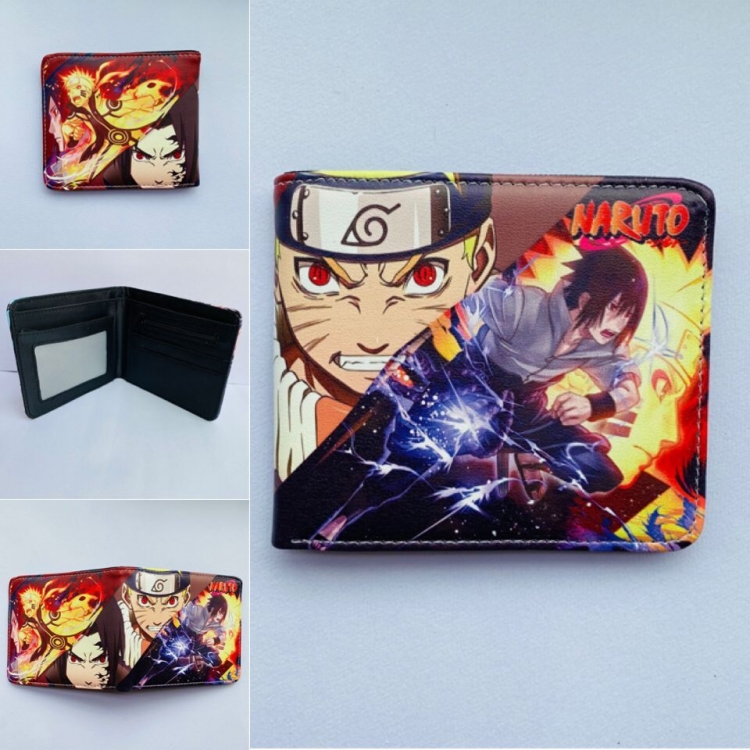 Naruto two fold  Short wallet 11X9.5CM 60G style A