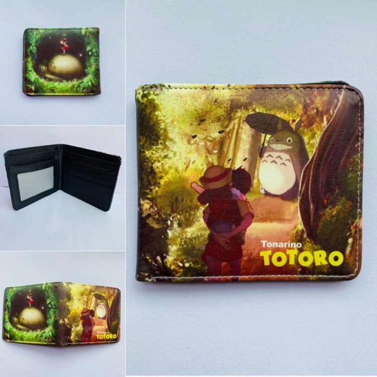 TOTORO two fold  Short wallet 11X9.5CM 60G style C