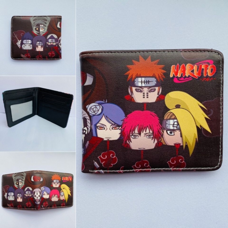 Naruto two fold  Short wallet 11X9.5CM 60G style C