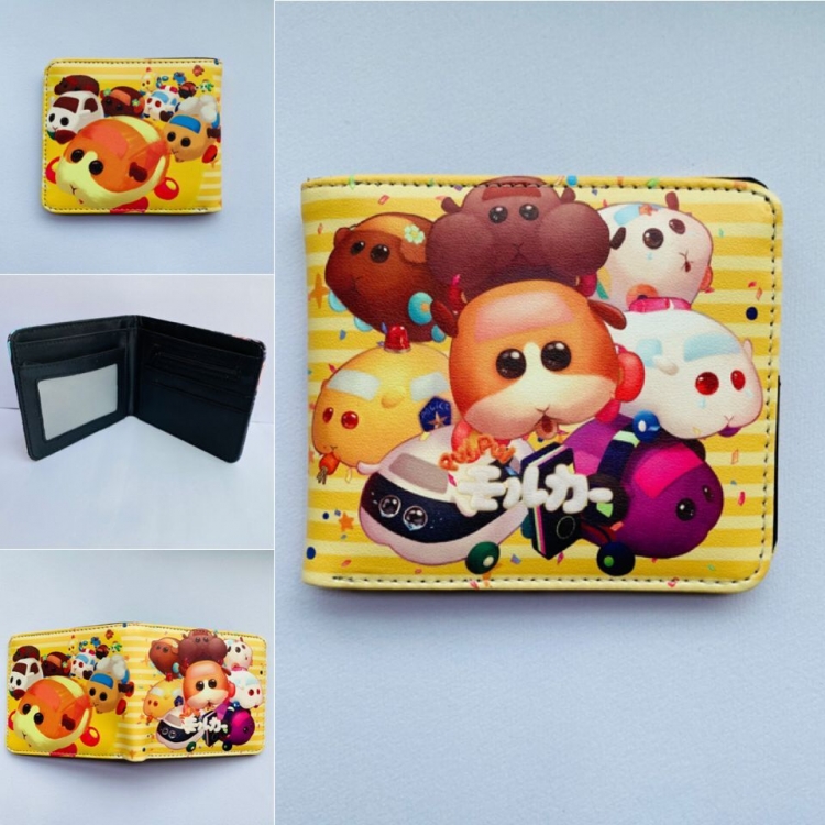 PUI PUI  two fold Short wallet 11X9.5CM 60G style B