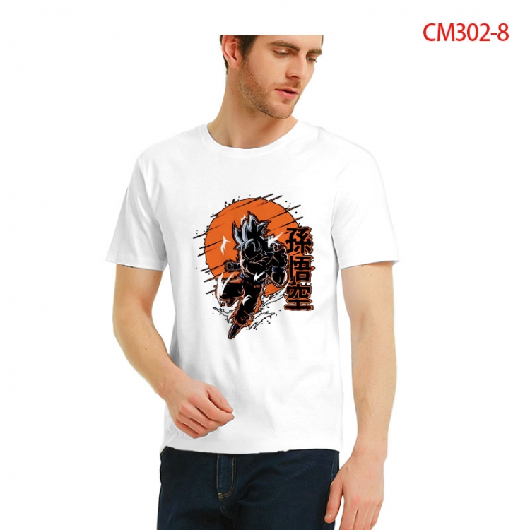 DRAGON BALL Printed short-sleeved cotton T-shirt from S to 3XL CM302-8
