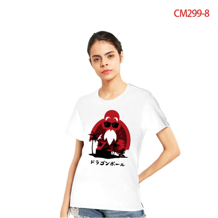 DRAGON BALL Women's Printed short-sleeved cotton T-shirt from S to 3XL  CM299-8