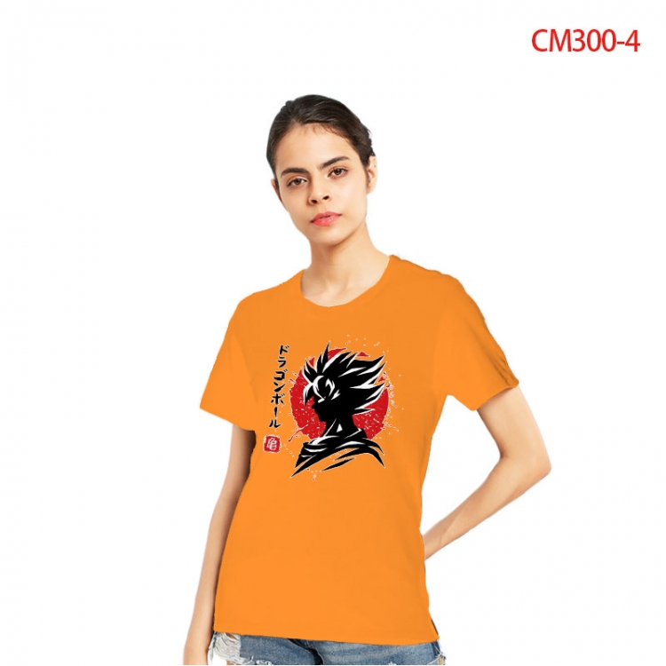 DRAGON BALL Women's Printed short-sleeved cotton T-shirt from S to 3XL  CM300-4