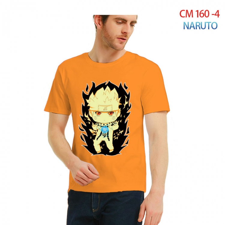 Naruto Printed short-sleeved cotton T-shirt from S to 3XL CM-160-4