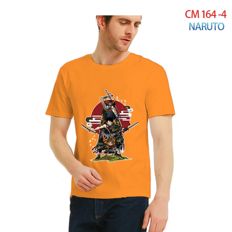 Naruto Printed short-sleeved cotton T-shirt from S to 3XL CM-164-4