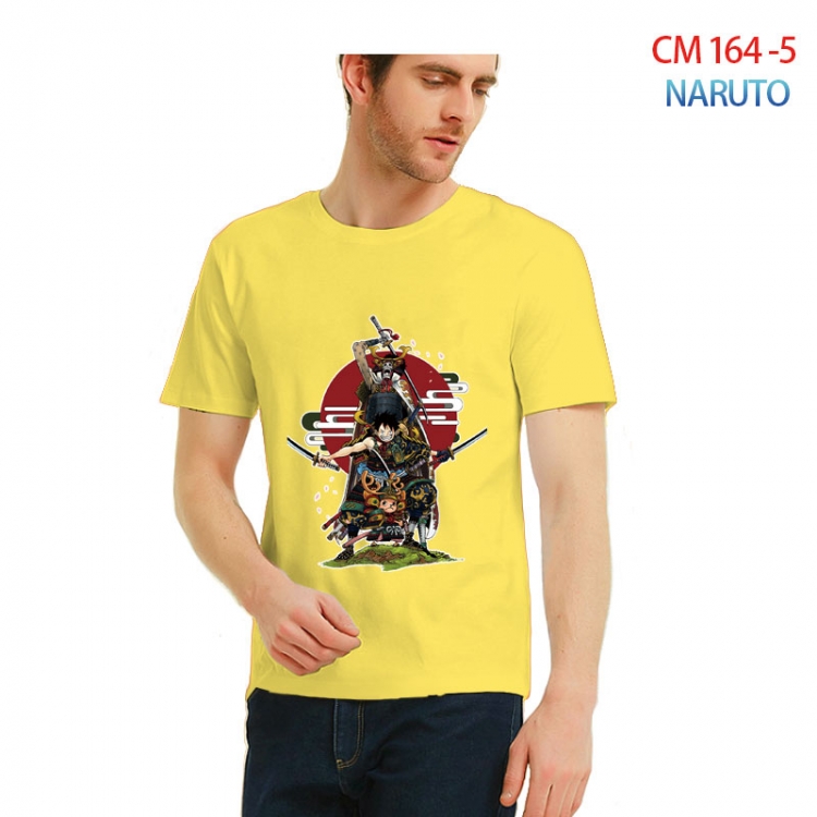 Naruto Printed short-sleeved cotton T-shirt from S to 3XL CM-164-5