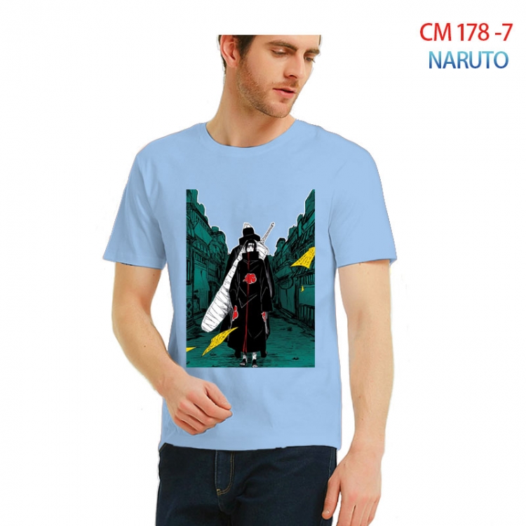 Naruto Printed short-sleeved cotton T-shirt from S to 3XL  CM-178-7