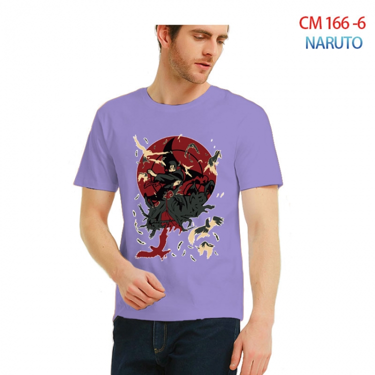 Naruto Printed short-sleeved cotton T-shirt from S to 3XLCM-166-6
