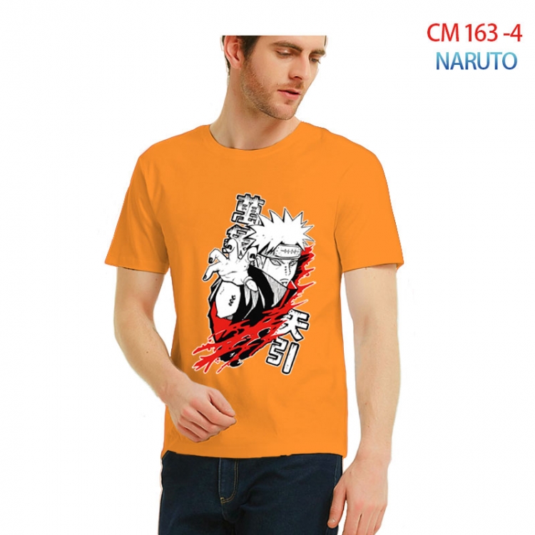 Naruto Printed short-sleeved cotton T-shirt from S to 3XL CM-163-4