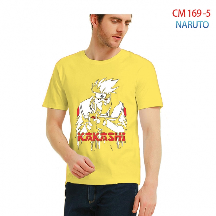Naruto Printed short-sleeved cotton T-shirt from S to 3XL CM-169-5