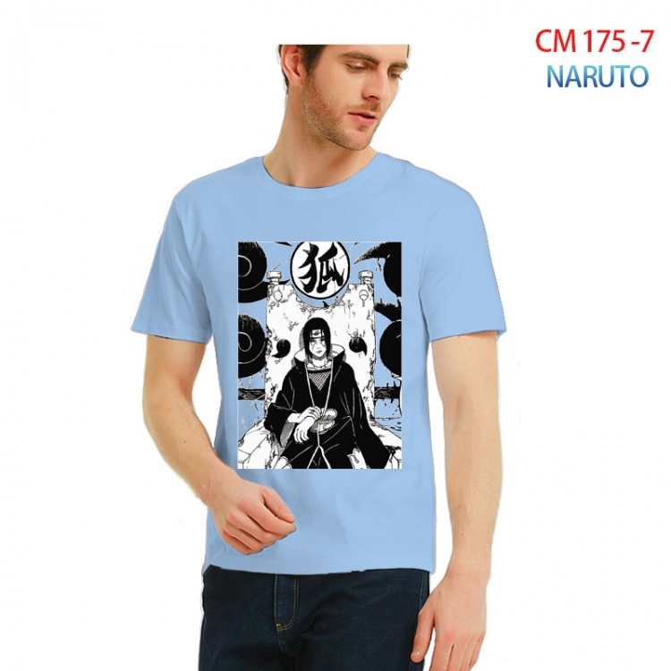 Naruto Printed short-sleeved cotton T-shirt from S to 3XL CM-175-7