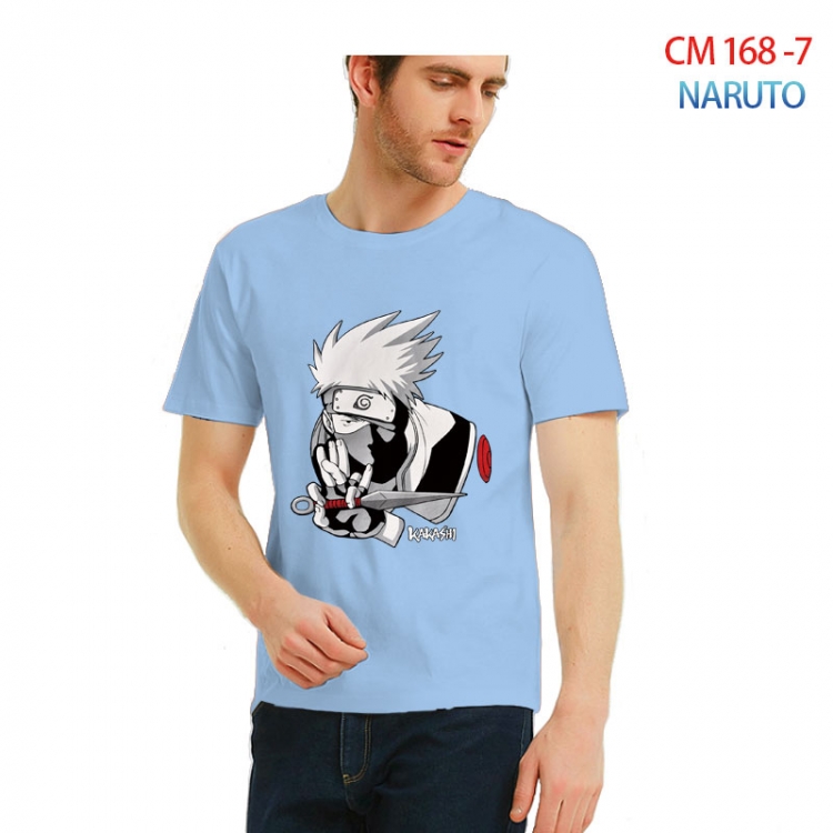 Naruto Printed short-sleeved cotton T-shirt from S to 3XL CM-168-7