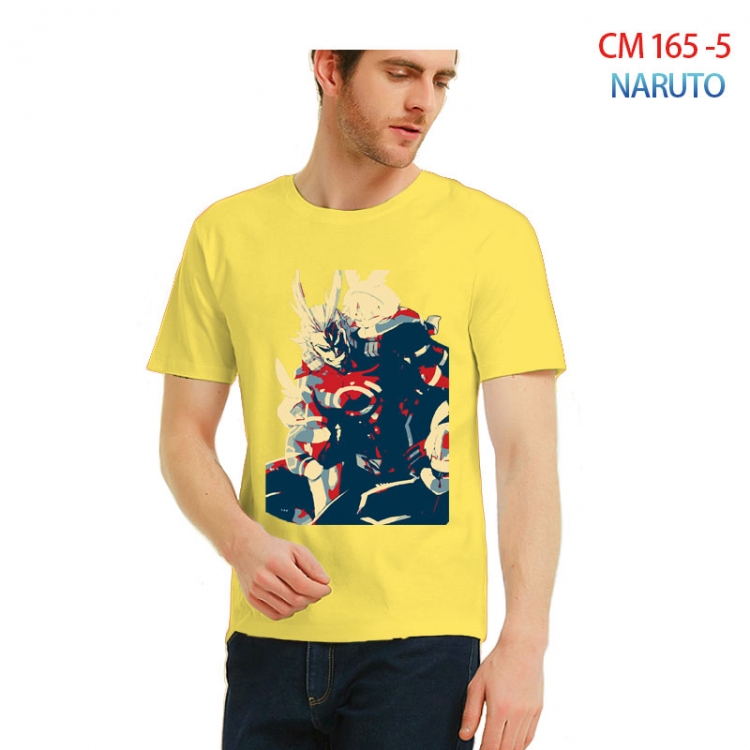 Naruto Printed short-sleeved cotton T-shirt from S to 3XL CM-165-5