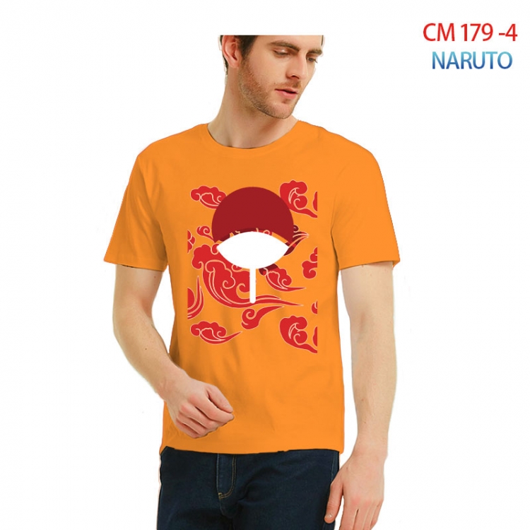 Naruto Printed short-sleeved cotton T-shirt from S to 3XL CM-179-4