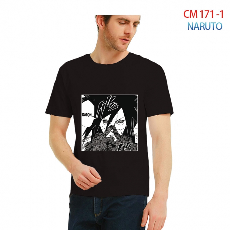 Naruto Printed short-sleeved cotton T-shirt from S to 3XL CM-171-1