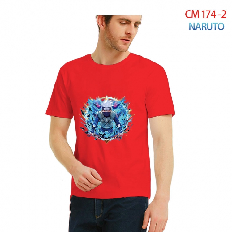 Naruto Printed short-sleeved cotton T-shirt from S to 3XL CM-174-2