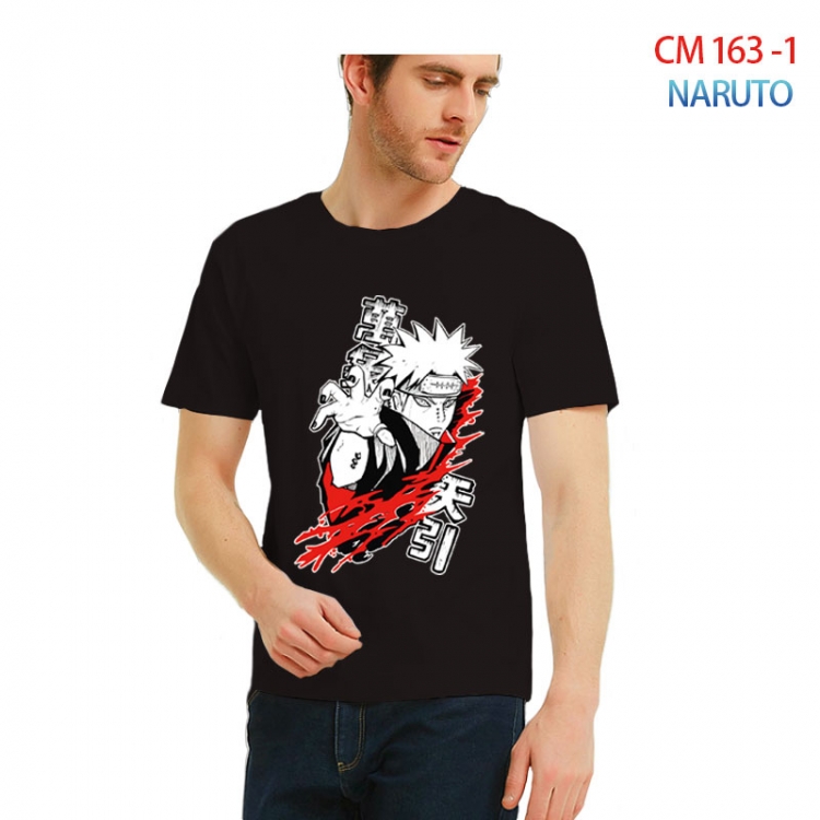 Naruto Printed short-sleeved cotton T-shirt from S to 3XL CM-163-1
