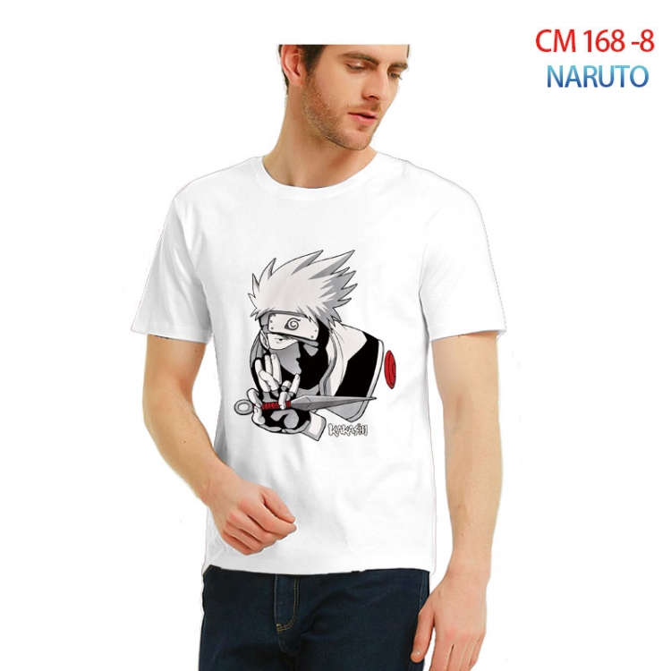 Naruto Printed short-sleeved cotton T-shirt from S to 3XL CM-168-8
