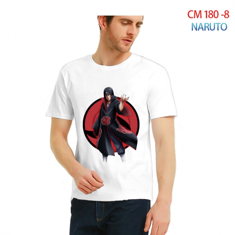 Naruto Printed short-sleeved cotton T-shirt from S to 3XL CM-180-8