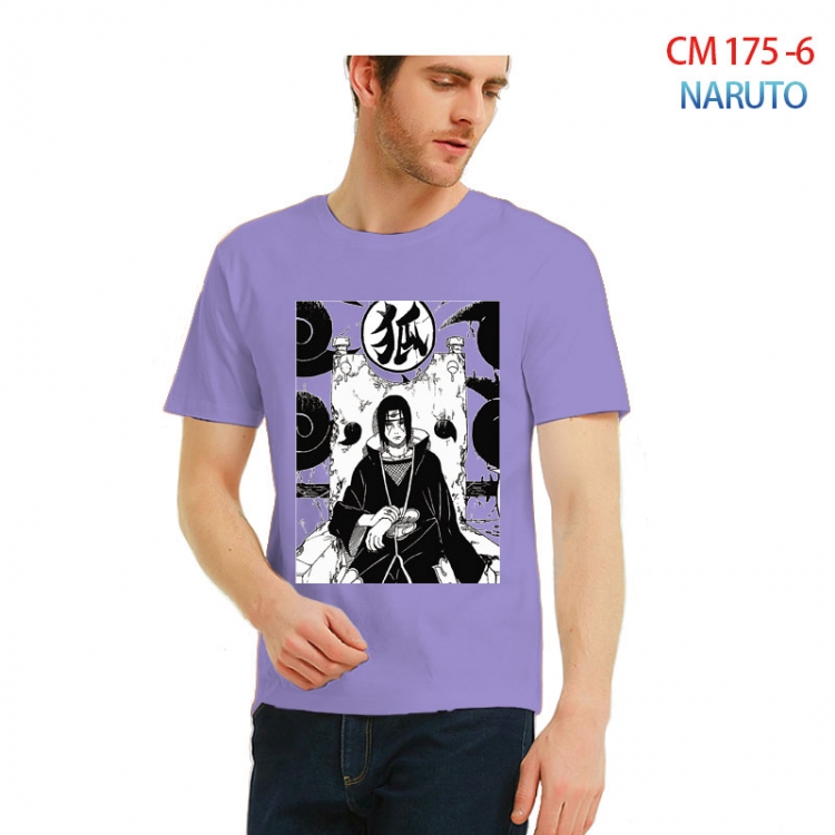 Naruto Printed short-sleeved cotton T-shirt from S to 3XL CM-175-6