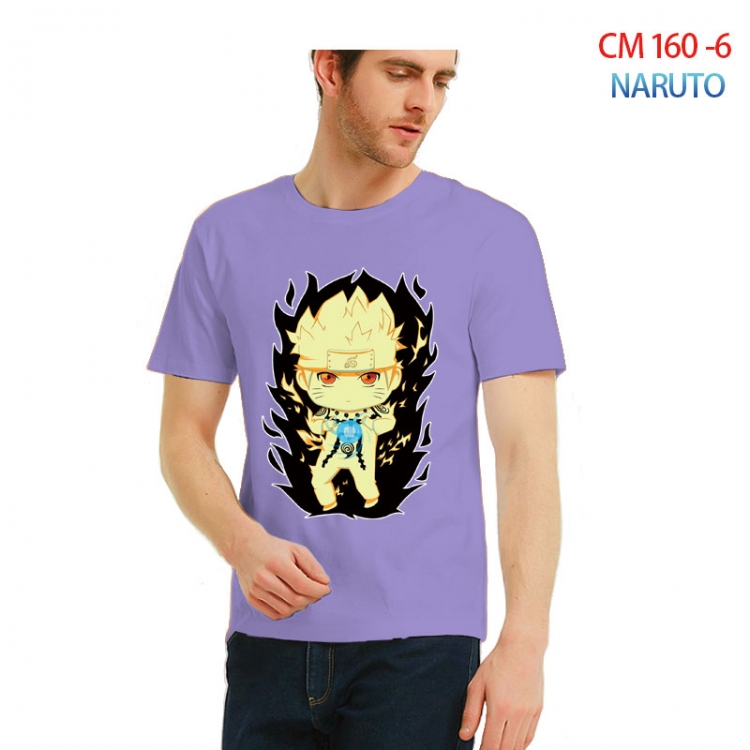 Naruto Printed short-sleeved cotton T-shirt from S to 3XL CM-160-6