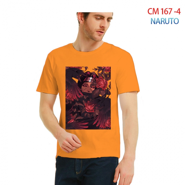 Naruto Printed short-sleeved cotton T-shirt from S to 3XL CM-167-4