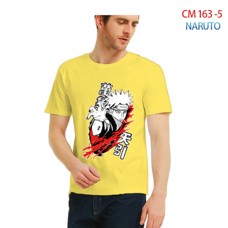 Naruto Printed short-sleeved cotton T-shirt from S to 3XL CM-163-5