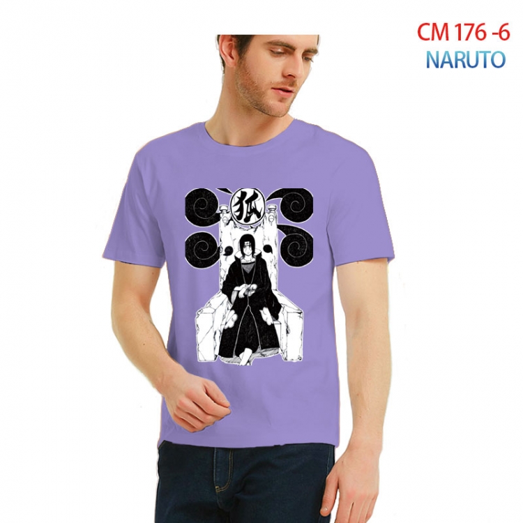 Naruto Printed short-sleeved cotton T-shirt from S to 3XL CM-176-6