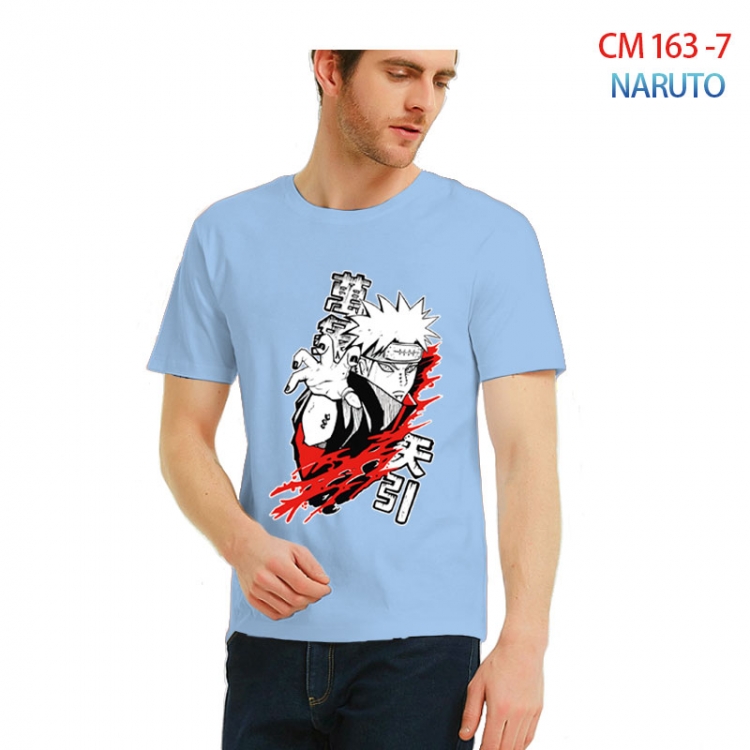 Naruto Printed short-sleeved cotton T-shirt from S to 3XL CM-163-7