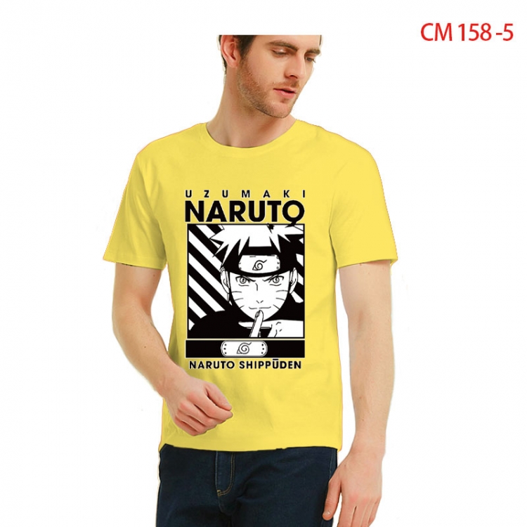 Naruto Printed short-sleeved cotton T-shirt from S to 3XL  CM-158-5