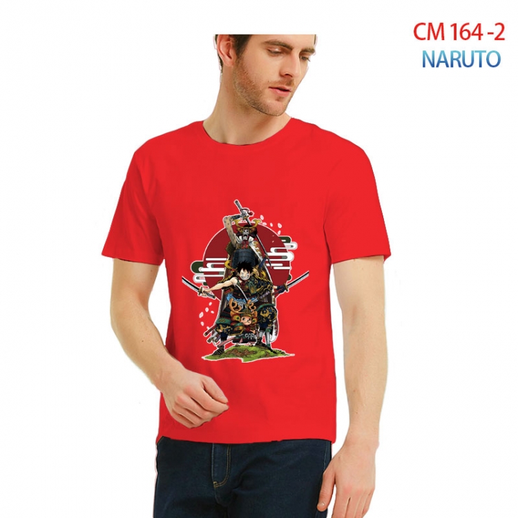 Naruto Printed short-sleeved cotton T-shirt from S to 3XL  CM-164-2