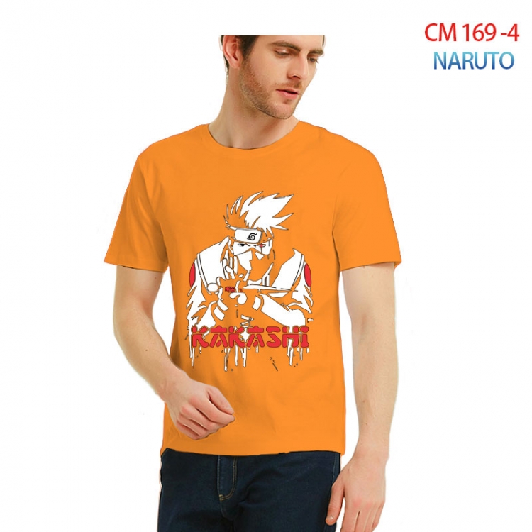 Naruto Printed short-sleeved cotton T-shirt from S to 3XL CM-169-4